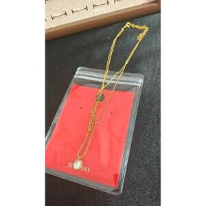Brand New Women's Gold Elegant Chain/Necklace with Gemstone Pendant